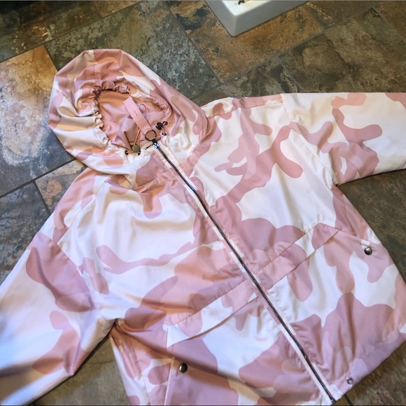 Pink and White Camo Windbreaker - Picture 1 of 5